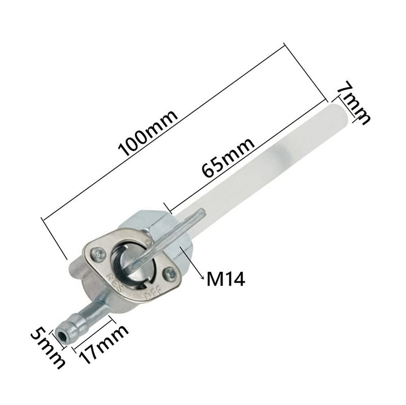 Sunkey Earlyred Gas Shut Off Valve Switch Fuel Petcock Compatible with Honda Z50R Z50 ATC185 200 XR75 XL75 XR80 Express 50 NC50 NA50 Scooter 50cc 70cc 90cc 110cc 125cc 150cc 200cc 250cc ATV Dirt Bike Go Kart - Image 4